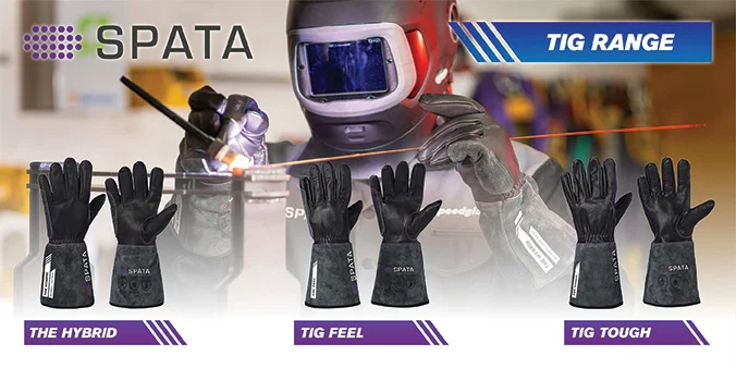 The SPATA TIG Welding Glove Range